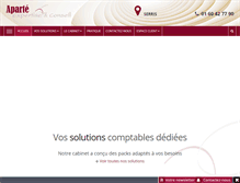 Tablet Screenshot of aparte-conseil.com